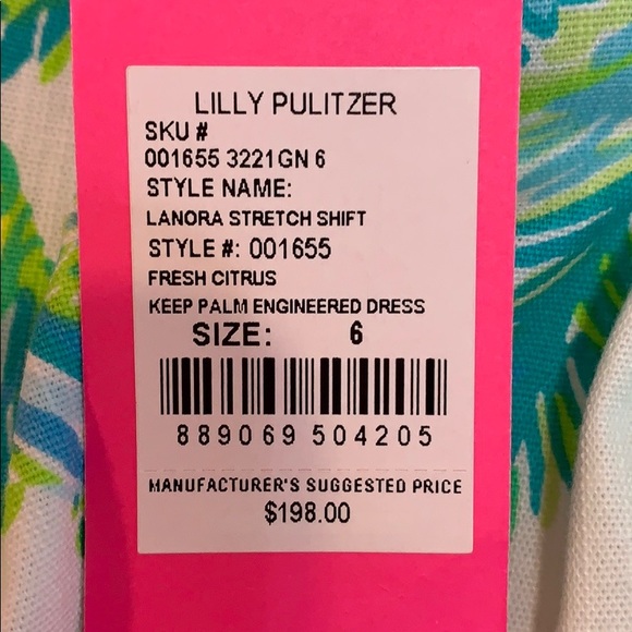 🌴Lilly Pulitzer Lanora Shift Stretch Dress🌴 - Picture 8 of 8